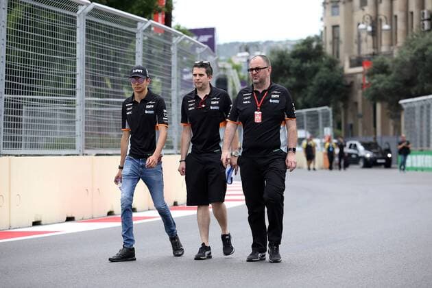 Azerbaijan Grand Prix, Baku 22 - 25 June 2017 22.06.2017 - Esteban Ocon (FRA) Sahara Force India F1 VJM10 