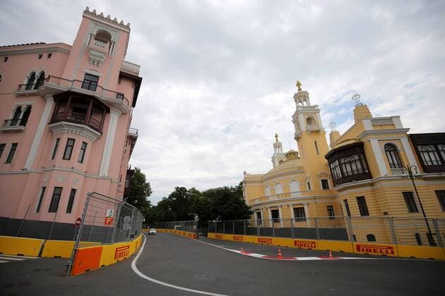 Azerbaijan Grand Prix, Baku 22 - 25 June 2017 22.06.2017 - Track Atmosphere 