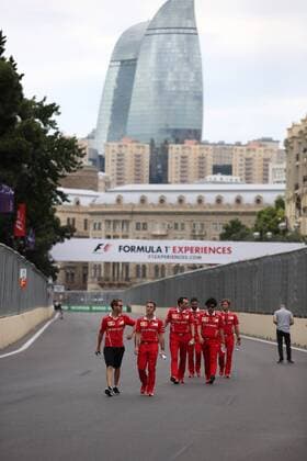 Bilder des Tages - SPORT Azerbaijan Grand Prix, Baku 22 - 25 June 2017 22.06.2017 - Sebastian Vettel (GER) Scuderia Ferrari SF70H 