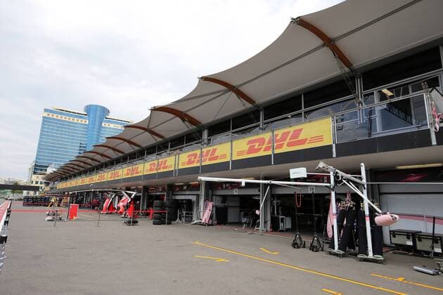 Azerbaijan Grand Prix, Baku 22 - 25 June 2017 22.06.2017 - The pit lane 