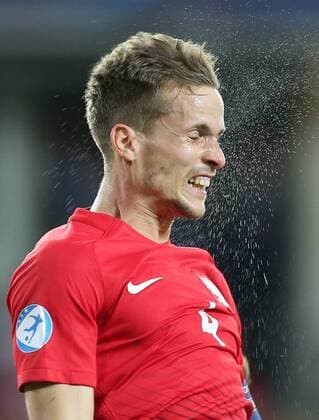 22.06.2017, Kielce, pilka nozna, Mistrzostwa Europy U21 U 21 Anglia - Polska, Tomasz Kedziora (POL), UEFA Under21 Championship, England - Poland, fot. Tomasz Jastrzebowski Foto Olimpik NEWSPIX.PL --- Newspix.pl  20170622toja51
