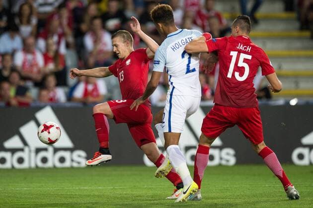 2017.06.22 KIELCE MECZ GRUPA A MISTRZOSTWA EUROPY U-21 W PILCE NOZNEJ 2017: ANGLIA - POLSKA --- 2017 UEFA EUROPEAN U21 U 21 CHAMPIONSHIP MATCH: ENGLAND - POLAND LUKASZ MONETA FOT JAKUB GRUCA FOKUSMEDIA.COM.PL NEWSPIX.PL --- Newspix.pl  GJ220617_155