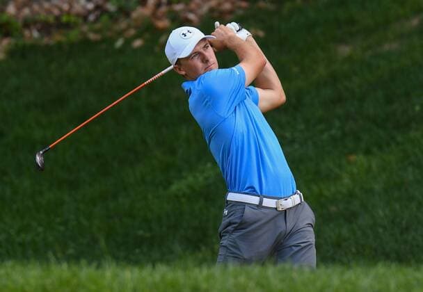 Thursday June 22, 2017: Jordan Spieth follows his tee shot on the 15th hole during the opening round of the Travelers Golf Championship at TPC River Highlands in Cromwell, Connecticut. CSM PGA Golf Herren 2017: Travelers Championship JUN 22 - ZUMAc04_ 20170622_zaf_c04_099 Copyright: xGregoryxVasilx