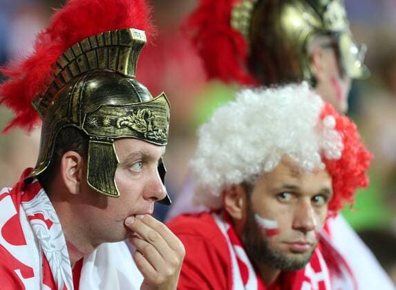 June 22, 2017 - Kielce, Poland - Polish supporters during the UEFA European Under-21 Championship 2017 match between England and Poland on June 22, 2017 in Kielce, Poland. England v Poland - 2017 UEFA European Under-21 Championship  - ZUMAn230 20170622_zaa_n230_378 Copyright: xFotoxOlimpikx