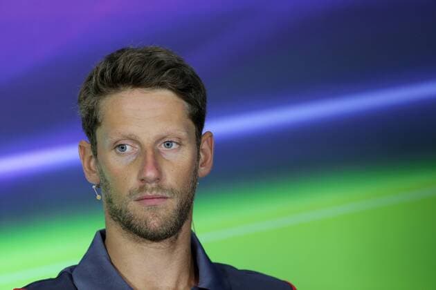 Azerbaijan Grand Prix, Baku 22 - 25 June 2017 22.06.2017 - press conference PK Pressekonferenz Romain Grosjean (FRA) Haas F1 Team VF-17 