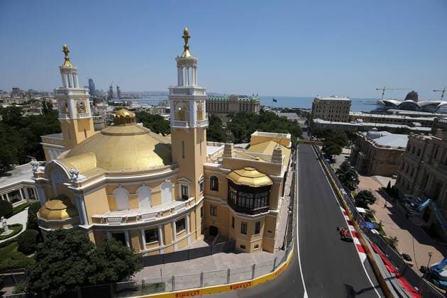 Azerbaijan Grand Prix, Baku 22 - 25 June 2017 23.06.2017 - Free Practice 1, Max Verstappen (NED) Red Bull Racing RB13 