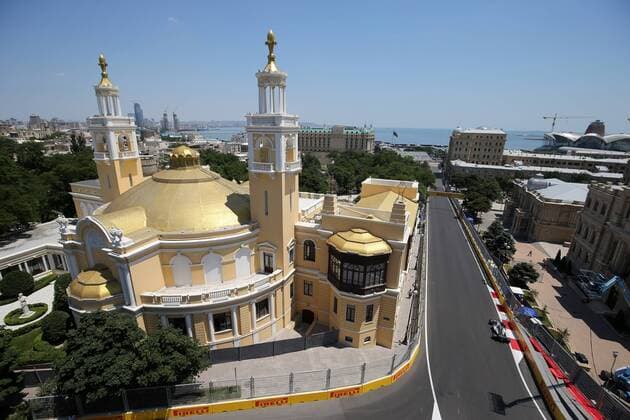 Azerbaijan Grand Prix, Baku 22 - 25 June 2017 23.06.2017 - Free Practice 1, Valtteri Bottas (FIN) Mercedes AMG F1 W08 