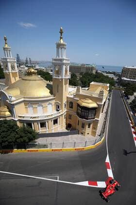 Themen der Woche - Sport Bilder des Tages - SPORT Azerbaijan Grand Prix, Baku 22 - 25 June 2017 23.06.2017 - Free Practice 1, Kimi Raikkonen (FIN) Scuderia Ferrari SF70H 