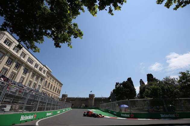 Azerbaijan Grand Prix, Baku 22 - 25 June 2017 23.06.2017 - Free Practice 1, Max Verstappen (NED) Red Bull Racing RB13 