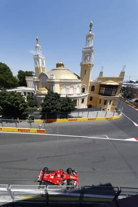 Motorsports: FIA Formula One World Championship WM Weltmeisterschaft 2017, Grand Prix of Europe, 5 Sebastian Vettel (GER, Scuderia Ferrari), Baku Azerbaijan xHOCHxZWEIx