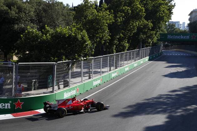 Motorsports: FIA Formula One World Championship WM Weltmeisterschaft 2017, Grand Prix of Europe, 7 Kimi Raikkonen (FIN, Scuderia Ferrari), Baku Azerbaijan xHOCHxZWEIx