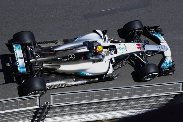 Motorsports: FIA Formula One World Championship WM Weltmeisterschaft 2017, Grand Prix of Europe, 44 Lewis Hamilton (GBR, Mercedes AMG Petronas F1 Team), Baku Azerbaijan xHOCHxZWEIx