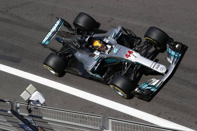 Motorsports: FIA Formula One World Championship WM Weltmeisterschaft 2017, Grand Prix of Europe, 44 Lewis Hamilton (GBR, Mercedes AMG Petronas F1 Team), Baku Azerbaijan xHOCHxZWEIx