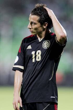 June 23, 2017 - Mexico - EUM20170623DEP15.JPG.CIUDAD DE MEXICO SoccerFutbol-Seleccion.- La Seleccion mexicana de futbol enfrenta a su similar de Rusia este sabado, 24 de junio de 2017, en el juego de la fase de grupos de la Copa Confederaciones Rusia 2017. El mediocampista del Tri, Andres Guardado, ante El Salvador, 16 de 0ctubre de 2012. Foto: Archivo Agencia EL UNIVERSALJMA. Latin News - June 23, 2017  - ZUMAu78_ 20170623_zaf_u78_063 Copyright: xElxUniversalx