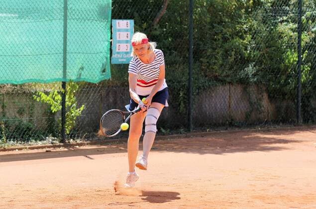 24.06.2017 Neu-Isenburg, RW Tennis-CLub Kampf um die Meisterschaft der Damen 60 Regionalliga TC RW Neu-Isenburg – TA SV Böblingen die Neu-Isenburgerin Brigitte Friedl (RW Neu-Isenburg)