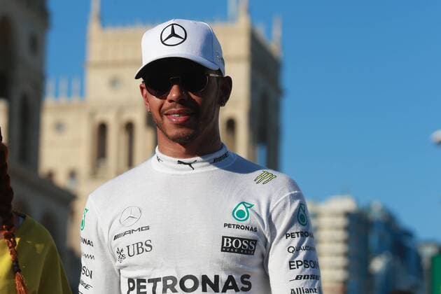 Motorsports: FIA Formula One World Championship WM Weltmeisterschaft 2017, Grand Prix of Europe, 44 Lewis Hamilton (GBR, Mercedes AMG Petronas Formula One Team), Baku Azerbaijan xHOCHxZWEIx