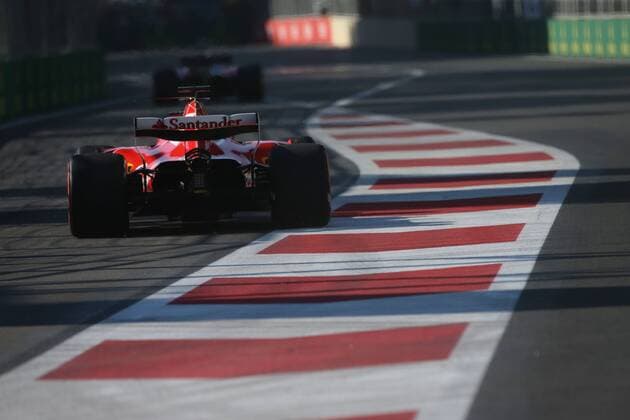 Motorsports: FIA Formula One World Championship WM Weltmeisterschaft 2017, Grand Prix of Europe, 5 Sebastian Vettel (GER, Scuderia Ferrari), Baku Azerbaijan xHOCHxZWEIx