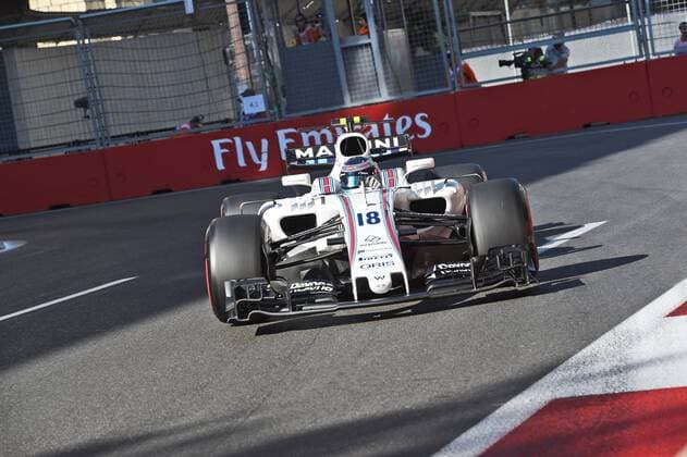 Lance Stroll (Williams Martini Racing) mit seinem Auto auf der Strecke, Grosser Preis von Aserbaidschan 2017, Qualifikation, Motorsport, Formel 1, 24.06.2017, Baku Copyright: xAndre Eibner-Pressefotox EP_JAE