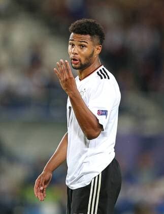 24.06.2017, Fussball U21 U 21 Europameisterschaft 2017 in Polen, Gruppe C, Italien - Deutschland im Cracovia-Stadion Krakau. Serge Gnabry (Deutschland) 