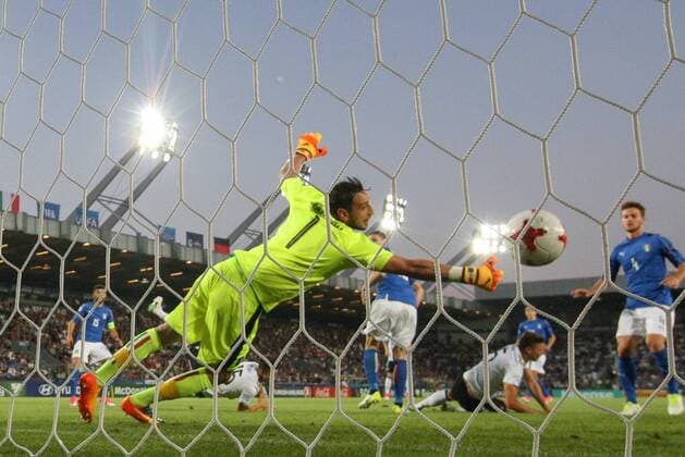 June 24, 2017 - Krakow, Poland - Gianluigi Donnarumma (ITA), during the UEFA U-21 European Championship EM Europameisterschaft Group C football match Italy v Germany in Krakow, Poland on June 24, 2017. Italy v Germany - 2017 UEFA European Under-21 Championship  - ZUMAn230 20170624_zaa_n230_573 Copyright: xFotoxOlimpikx