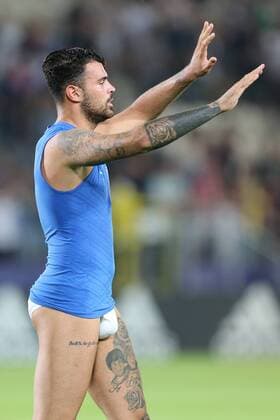 June 24, 2017 - Krakow, Poland - Andrea Petagna of Italy celebrates victory after the 2017 UEFA European Under-21 Championship Group C match between Italy and Germany at Stadion Cracovia on June 24, 2017 in Krakow, Poland. Italy v Germany - 2017 UEFA European Under-21 Championship  - ZUMAn230 20170624_zaa_n230_557 Copyright: xFotoxOlimpikx