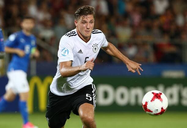 Niklas Stark Aktion Oberkoerper Oberkörper Fußball Fussball U21 U 21 EM Europameisterschaft Länderspiel Saison 2016 2017 24.06.2017 DFB Nationalmannschaft GER BRDeutschland vs. Italien