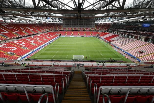 Chile vs Australia SOCHI, SC - 25.06.2017: CHILE VS AUSTRALIA - Spartak Stadium (Otkrytie Arena) before the match between Chile and Australia valid for the third round of the Confederations Cup 2017 on Sunday (25) in Moscow, Russia. (Photo: Rodolfo Buhrer La Imagem Fotoarena) x1344053x  RodolfoxBuhrer