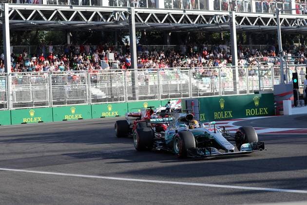 Azerbaijan Grand Prix, Baku 22 - 25 June 2017 25.06.2017 - Race, Lewis Hamilton (GBR) Mercedes AMG F1 W08 