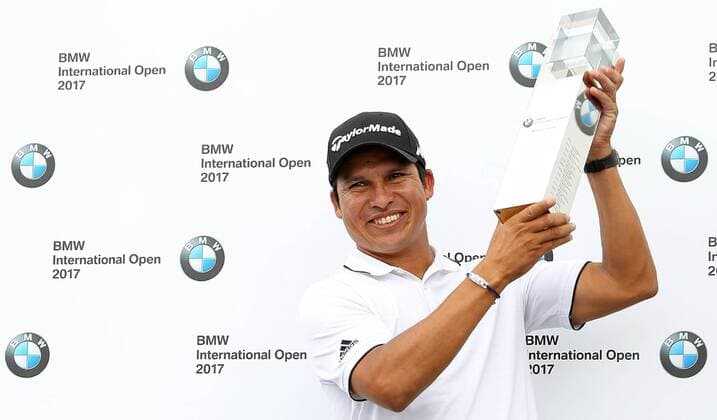 Eichenried, 25.06.2017, Siegerehrung BMW International Open 2017, Golfclub München Eichenried, Round 4 Bild: Andres Romero (ARG) gewinnt die BMW International Open 2017 mit 17 unter Par. Siegerehrung der BMW International Open 2017
