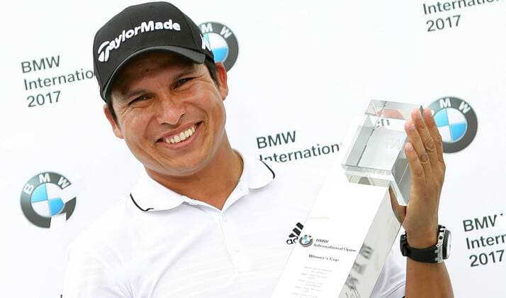 Eichenried, 25.06.2017, Siegerehrung BMW International Open 2017, Golfclub München Eichenried, Round 4 Bild: Andres Romero (ARG) gewinnt die BMW International Open 2017 mit 17 unter Par. Siegerehrung der BMW International Open 2017
