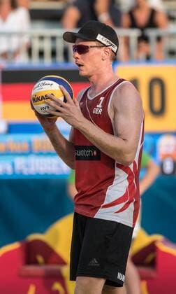 FIVB World Tour - swatch MAJOR SERIES - Porec Major; 27.06.2017 Markus Boeckermann (GER); FIVB World Tour - swatch MAJOR SERIES - Porec Major am 27.06.2017,Porec (Kroatien). xPWx
