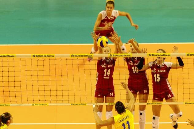 V?lei Feminino Brasil x Pol?nia BELO HORIZONTE, MG - 27.06.2017: VÔLEI FEMININO BRASIL X POLÔNIA - Tandara during friendly match of Women& 3Volleyballball between the selections of Brazil and Poland held ineirinho in Belo Horizonte, MG, on the nighnight of Tuesday (27). (Photo: Mourão Panda Fotoarena) x1345714x  MourãoxPanda