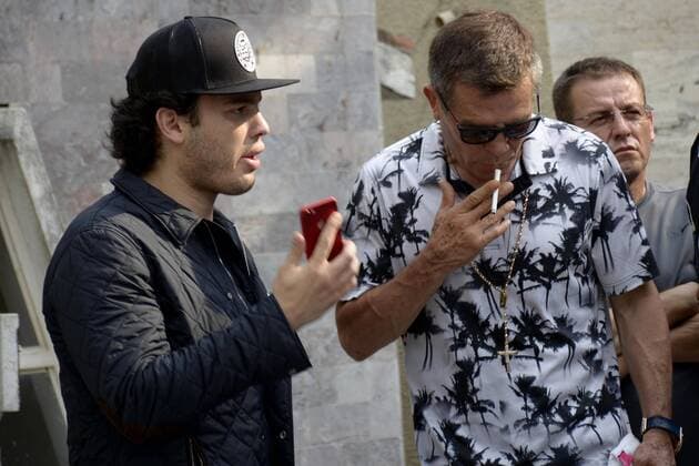 Former Mexican boxer Julio Cesar Chavez (R) attends a funeral of his brother Rafael Chavez in Culiacan, Mexico, 27 June 2017. Julio Cesar Chavez annouced that U.S. Federal Bureau of Investigation (FBI) reported to him that he could be kidnapped. Chave s brother Rafael was killed during a robbery on Sunday night. Former Mexican boxer Julio Cesar Chavez !ACHTUNG: NUR REDAKTIONELLE NUTZUNG!  Copyright: xJuanxCarlosxCruzx MEX31 20170628-636342228805014160