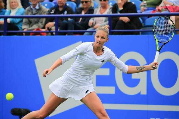 TENNIS - WTA Tennis Damen AEGON International 2017 EASTBOURNE,ENGLAND,28.JUN.17 - TENNIS - WTA Tour, AEGON International. Image shows Karolina Pliskova (CZE). GEPAxpictures xAlanxGrieves
