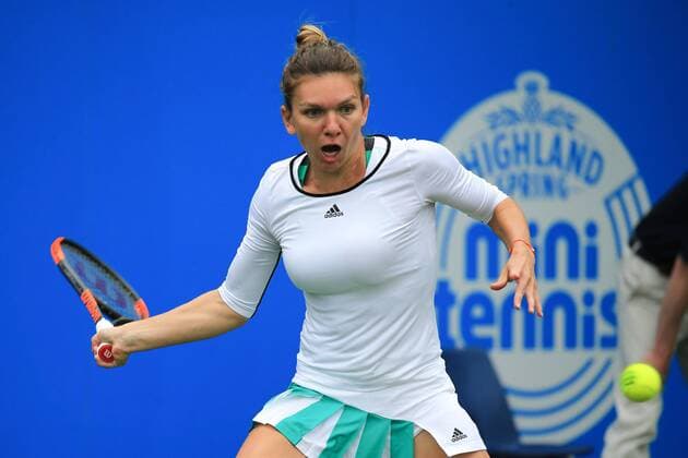 TENNIS - WTA Tennis Damen AEGON International 2017 EASTBOURNE,ENGLAND,28.JUN.17 - TENNIS - WTA Tour, AEGON International. Image shows Simona Halep (ROU). GEPAxpictures xAlanxGrieves