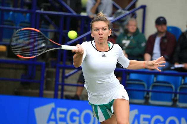 TENNIS - WTA Tennis Damen AEGON International 2017 EASTBOURNE,ENGLAND,28.JUN.17 - TENNIS - WTA Tour, AEGON International. Image shows Simona Halep (ROU). GEPAxpictures xAlanxGrieves