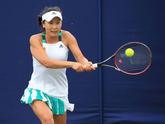 TENNIS - WTA Tennis Damen AEGON International 2017 EASTBOURNE,ENGLAND,28.JUN.17 - TENNIS - WTA Tour, AEGON International. Image shows Shuai Peng (CHN). GEPAxpictures xAlanxGrieves