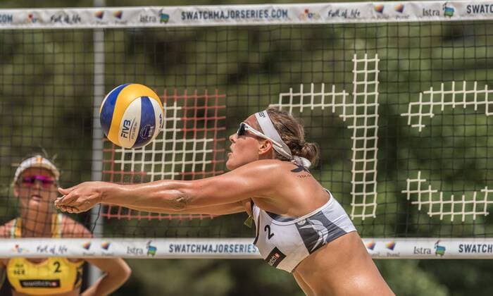 FIVB World Tour - swatch MAJOR SERIES - Porec Major; 28.06.2017 Victoria Bieneck (GER); FIVB World Tour - swatch MAJOR SERIES - Porec Major am 28.06.2017,Porec (Kroatien). xPWx