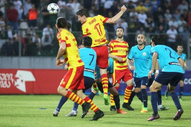 29.06.2017 KUTAISI, GRUZJA (GEORGIA) PILKA NOZNA (FOOTBALL), LIGA EUROPY UEFA 2017 2018 (EUROPEAN UEFA LEAGUE 2017 2018) , 1 RUNDA KWALIFIKACJI (FIRST QUALIFICATION ROUND) MECZ (GAME) DINAMO BATUMI - JAGIELLONIA BIALYSTOK NZ IVAN RUNJE FOTO KAMIL SWIRYDOWICZ CYFRASPORT NEWSPIX.PL --- Newspix.pl  20170629CSKS0015