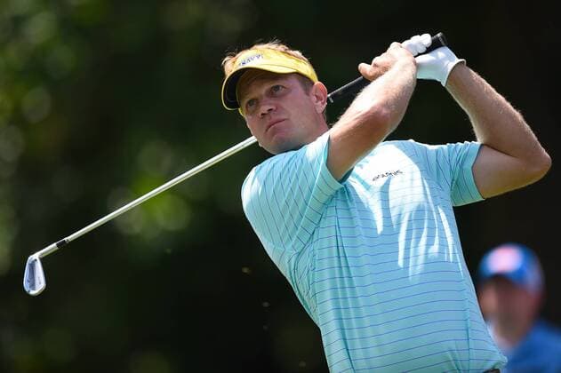 JUN 29, 2017 - Billy Hurley III (USA) tees off at the par three third hole (USA)during the opening round at the 2017 Quicken Loans National at the Tournament Players Club in Potomac MD. PGA Golf Herren 2017: Quicken Loans National JUN 29 - ZUMAcjm_ 20170629_zaf_cjm_013 Copyright: xJohnxMiddlebrookx