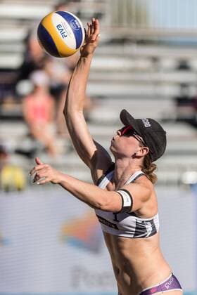 FIVB World Tour - swatch MAJOR SERIES - Porec Major; 29.06.2017 Julia Sude (GER); FIVB World Tour - swatch MAJOR SERIES - Porec Major am 29.06.2017,Porec (Kroatien). xPWx