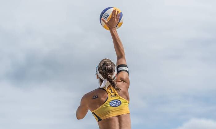 FIVB World Tour - swatch MAJOR SERIES - Porec Major; 29.06.2017 Julia Grossner (GER); FIVB World Tour - swatch MAJOR SERIES - Porec Major am 29.06.2017,Porec (Kroatien). xPWx