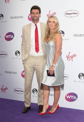 WTA Tennis Damen Pre-Wimbledon Party 2017 London, UK. Reece Topley and Elina Svitolina at WTA Pre-Wimbledon Party at Kensington Roof Gardens,London on June 29th 2017. LMK73-J477-300617 