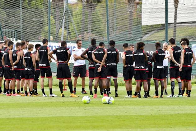 Equipe de l OGC Nice FOOTBALL : Reprise de l entrainement de l OGC Nice - 30 06 2017 NorbertScanella Panoramic 