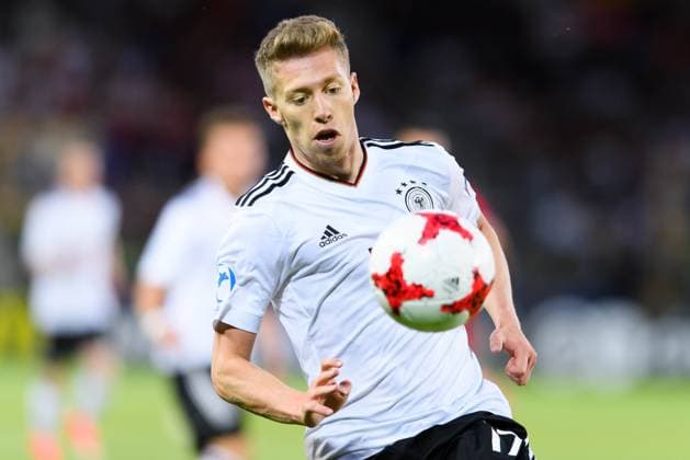 2017.06.30 Krakow Pilka nozna kadra reprezentacja Mistrzostwa Europy U21 U 21 Polska 2017 Niemcy - Hiszpania N z Mitchell Weiser Foto Pawel Andrachiewicz PressFocus 2017.06.30 Krakow Football UEFA Under21 Championship Poland 2017 Germany vs. Spain Mitchell Weiser Credit: Pawel Andrachiewicz PressFocus NEWSPIX.PL --- Newspix.pl  20170630_PF_PA005