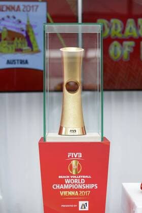 The FIVB Beach volleyball Beachvolleyball World Championships Vienna 2017 Drawing of Lots 01.07.2017., Croatia, Porec - The FIVB Beach Volleyball World Championships Vienna 2017 Drawing of Lots took placee place during the Porec Major series event.  LukaxStanzl PIXSELL