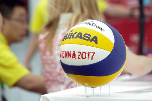 The FIVB Beach volleyball Beachvolleyball World Championships Vienna 2017 Drawing of Lots 01.07.2017., Croatia, Porec - The FIVB Beach Volleyball World Championships Vienna 2017 Drawing of Lots took placee place during the Porec Major series event.  LukaxStanzl PIXSELL