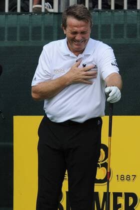 July 1, 2017 - Newport, Gwent, Wales - London, UK, Television presenter Bradley Walsh during The 2017 Celebrity Cup golf tournament at the Celtic Manor Resort, Newport, South Wales. The 2017 Celebrity Cup  - ZUMAl94_ 79332485st Copyright: xJeffxThomasx
