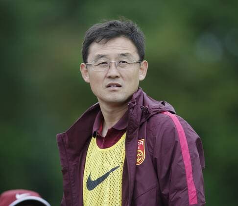 Trainer Sun Ji Hai (China) . SGV Freiberg-China U20 Nationalmannschaft . Freiberg am Neckar, GER, 01.07.2016 ,Testspiel Fussball Oberliga Baden-Württemberg 2017 2018.