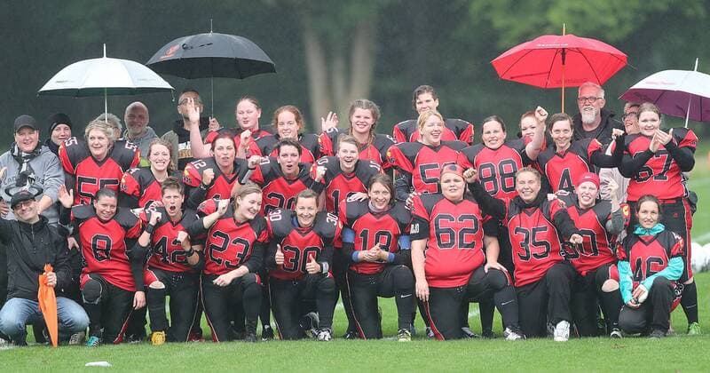 Siegerfoto Lady Lions Braunschweig